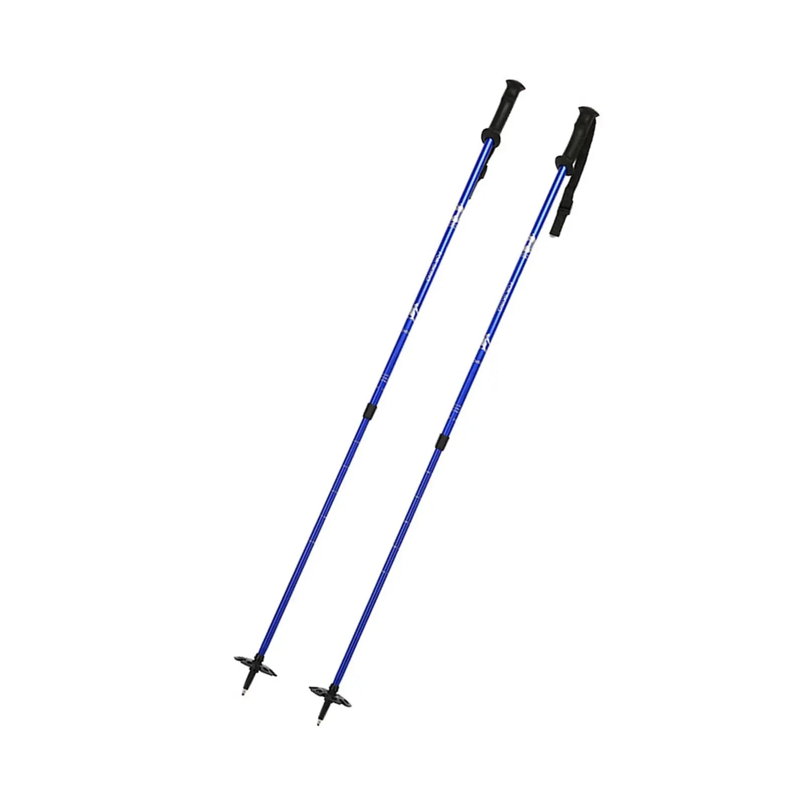 Ski Poles with Lock System & Ergonomic Grip for Adults & Kids