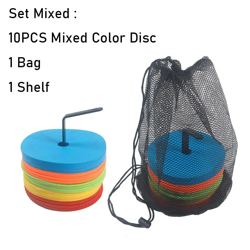 10pcs Sports Training Marker Cones