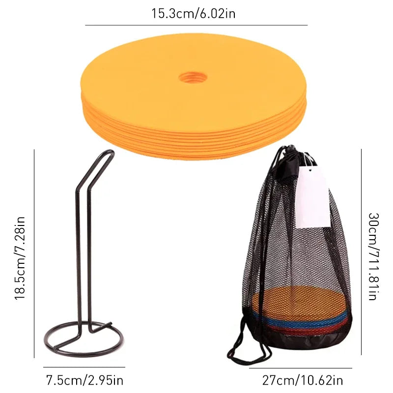 10pcs Sports Training Marker Cones