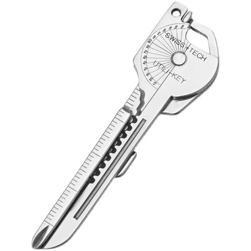 8-in-1 Multi-Tool Keychain – Compact Outdoor Survival Utility