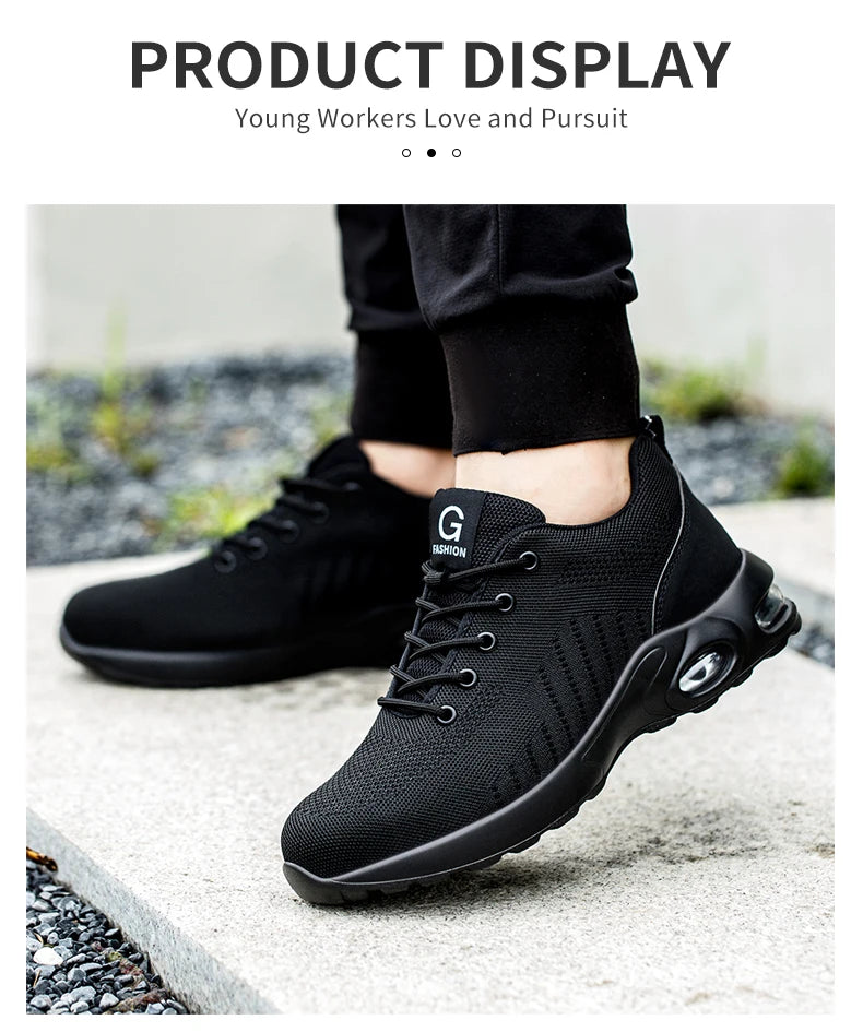 Men’s Steel Toe Safety Work Boots