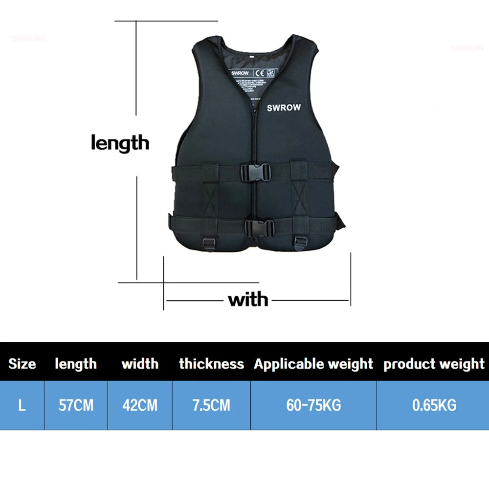 Neoprene Life Jacket Vest for Adults & Kids