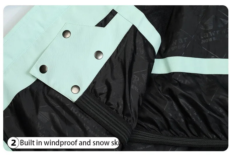 2025 Women's & Men's Waterproof Windproof Ski Jacket