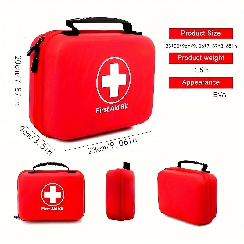 Portable First Aid Kit – Travel & Outdoor Emergency Pack (No Medication)