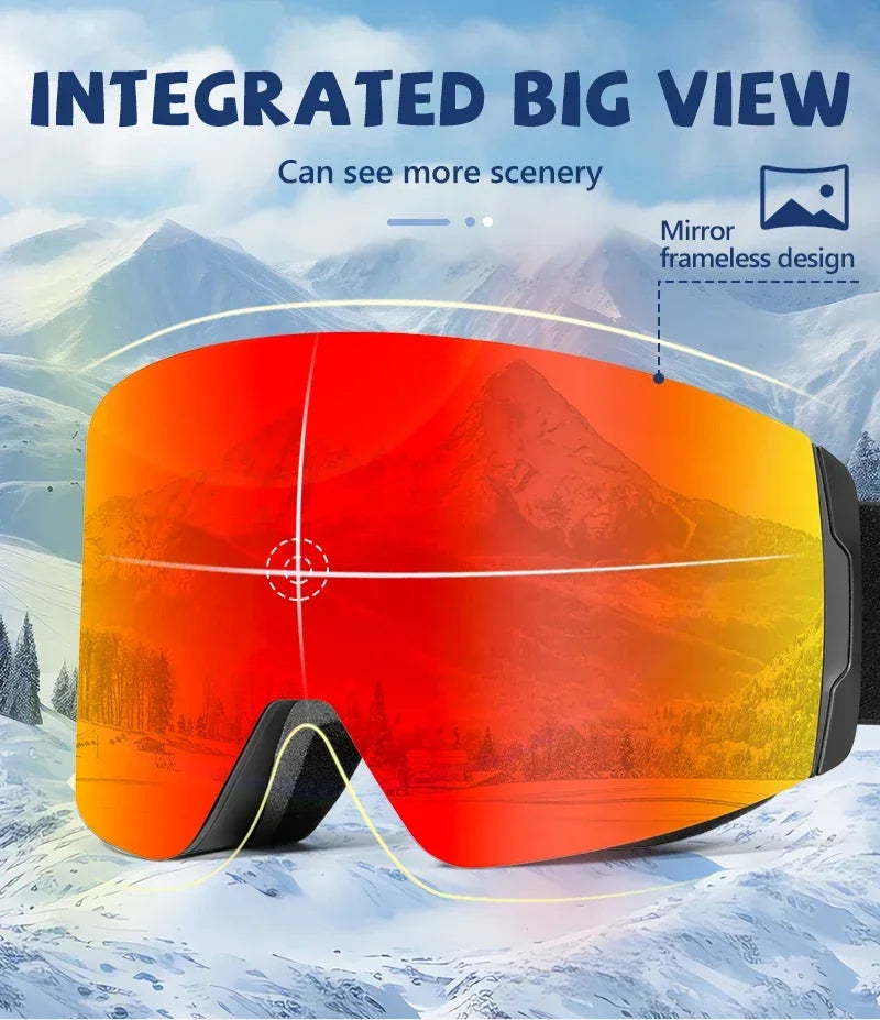 Kapvoe Photochromic Magnetic Ski Goggles UV400