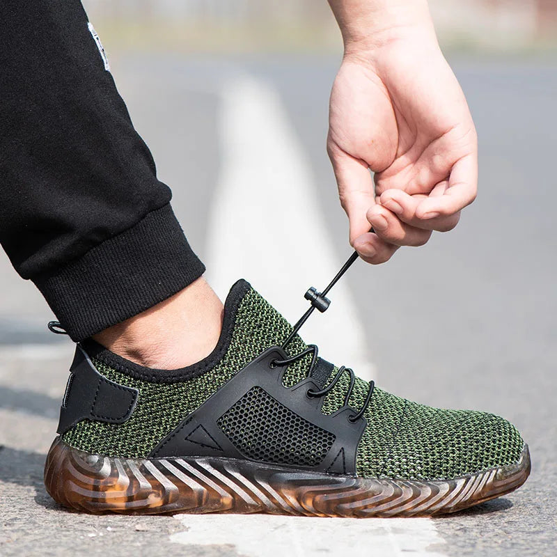 Men’s Steel Toe Lightweight Safety Work Shoes