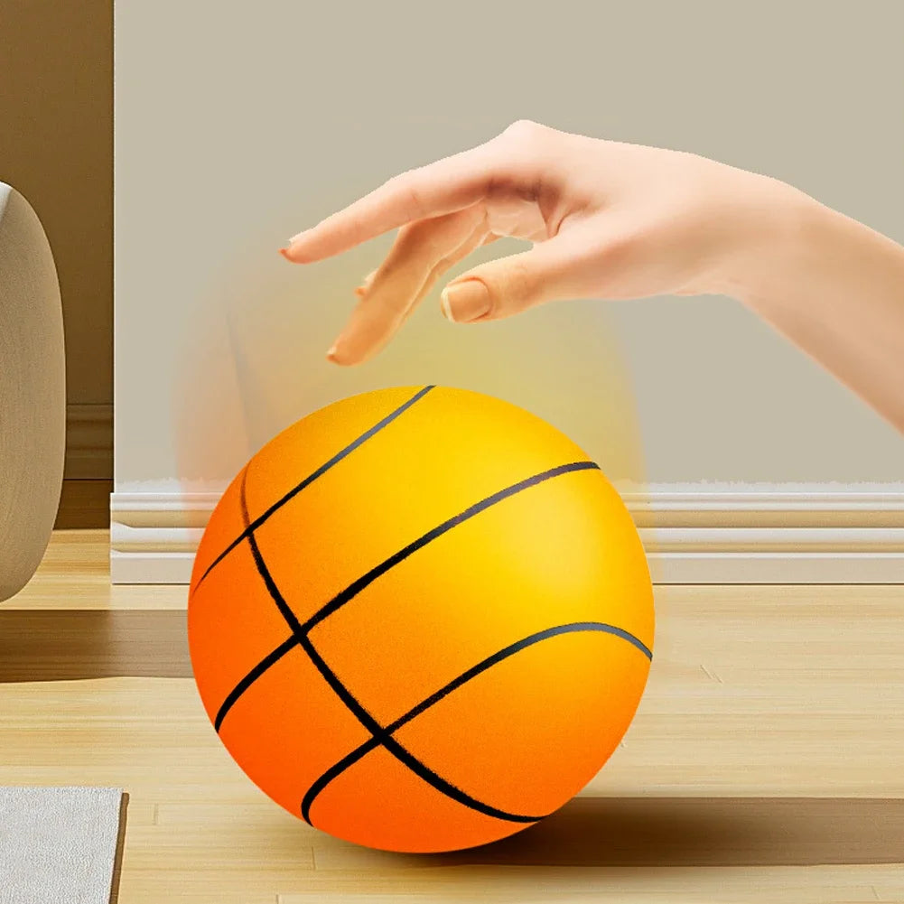 21cm Easy Grip Silent Size 5 Multicolor Basketball for Kids