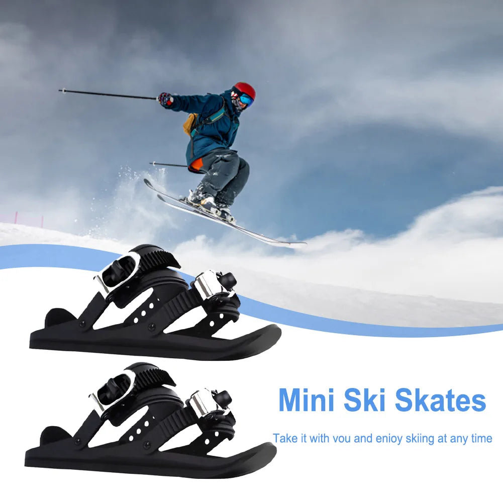 Mini Short Ski Skates – Portable Winter Skiboards
