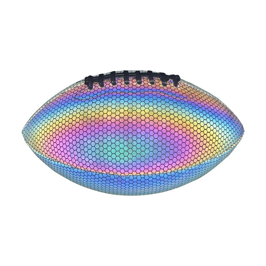 Luminous Reflective Olive Rugby Ball PU