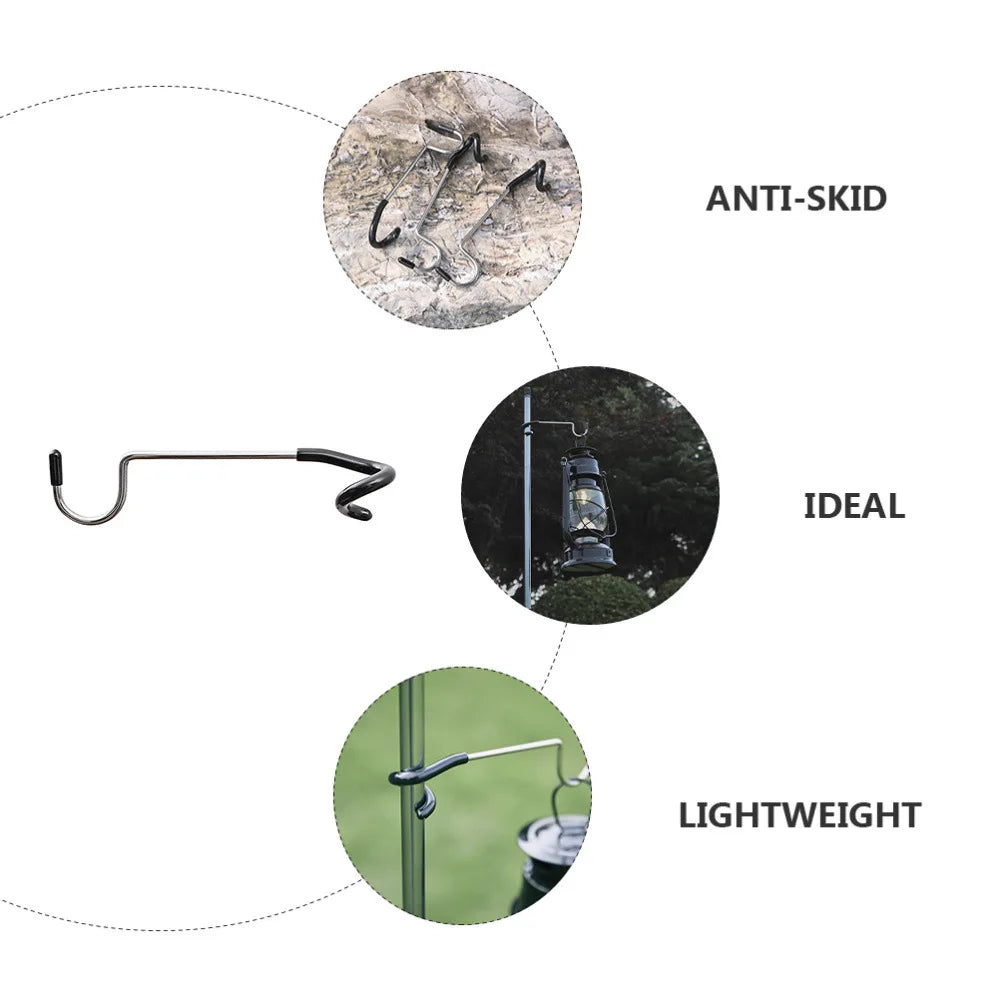 Stainless Steel Tent Pole Lamp Hanger