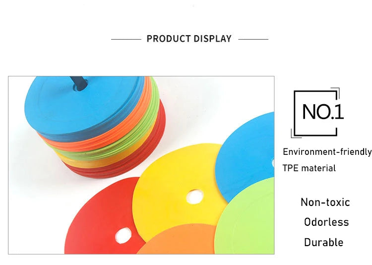 10pcs Sports Training Marker Cones