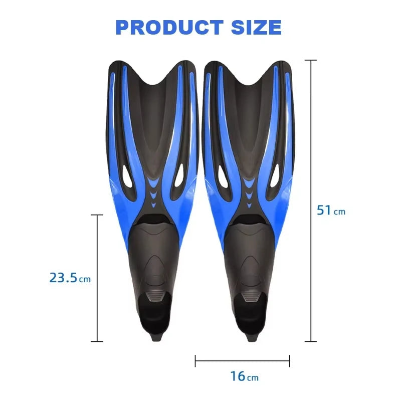 Pro Dive Fins – Flexible, Non-Slip Swim Flippers