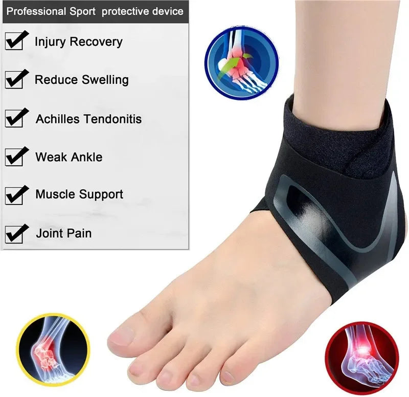 Sports Ankle Support Wrap for Sprains & Pain Relief