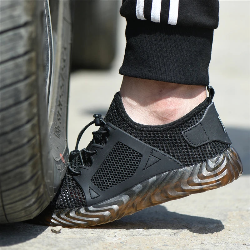 Men’s Steel Toe Lightweight Safety Work Shoes