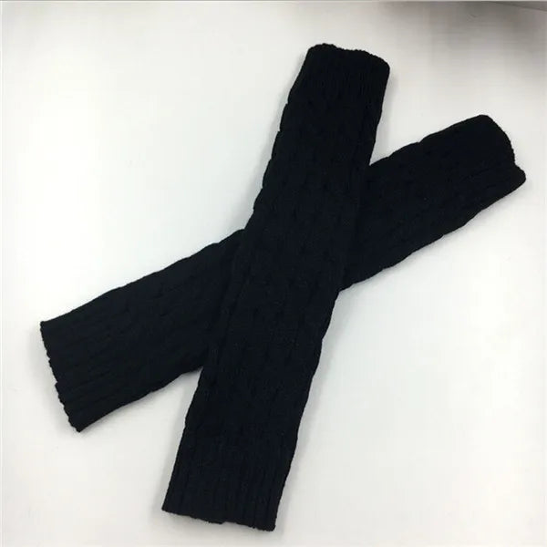 Autumn Winter Women's Kapron Legwarmers with Kneepad