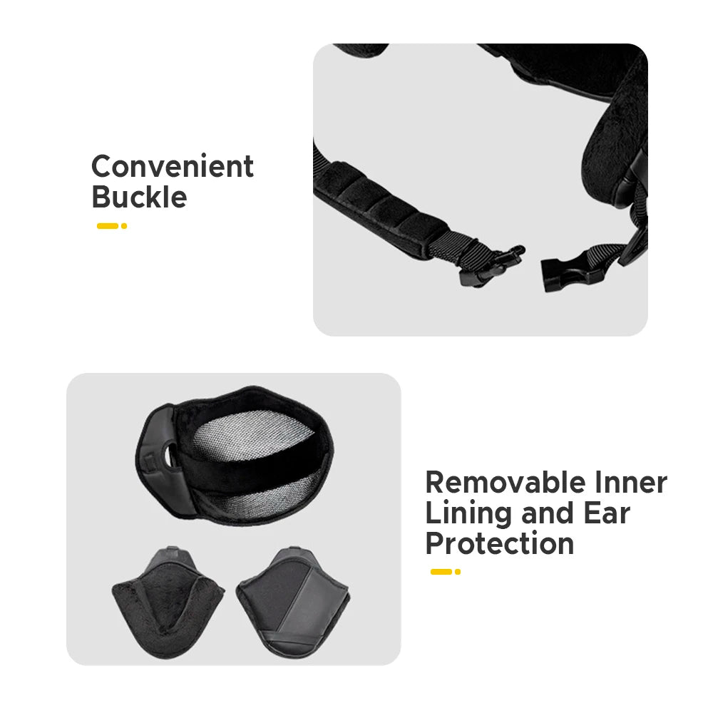 LIXADA Integrated Ski & Snowboard Helmet with Removable Visor & Goggles