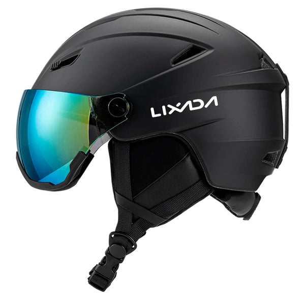 LIXADA Integrated Ski & Snowboard Helmet with Removable Visor & Goggles