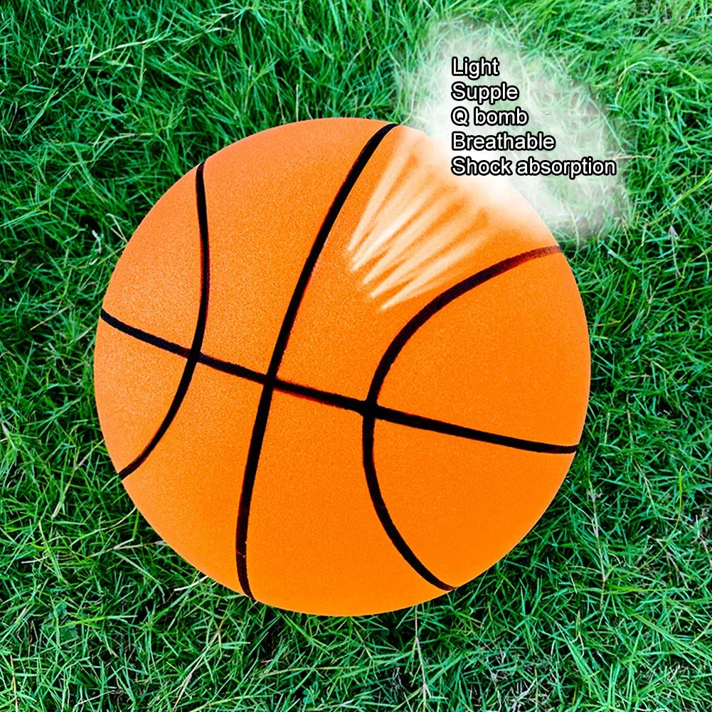 21cm Easy Grip Silent Size 5 Multicolor Basketball for Kids