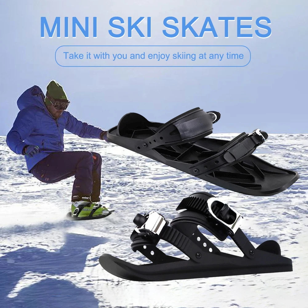Mini Short Ski Skates – Portable Winter Skiboards