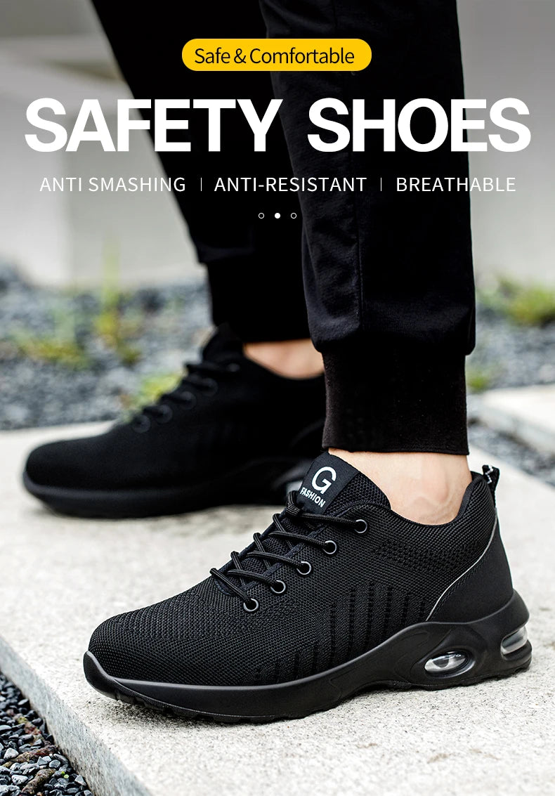 Men’s Steel Toe Safety Work Boots