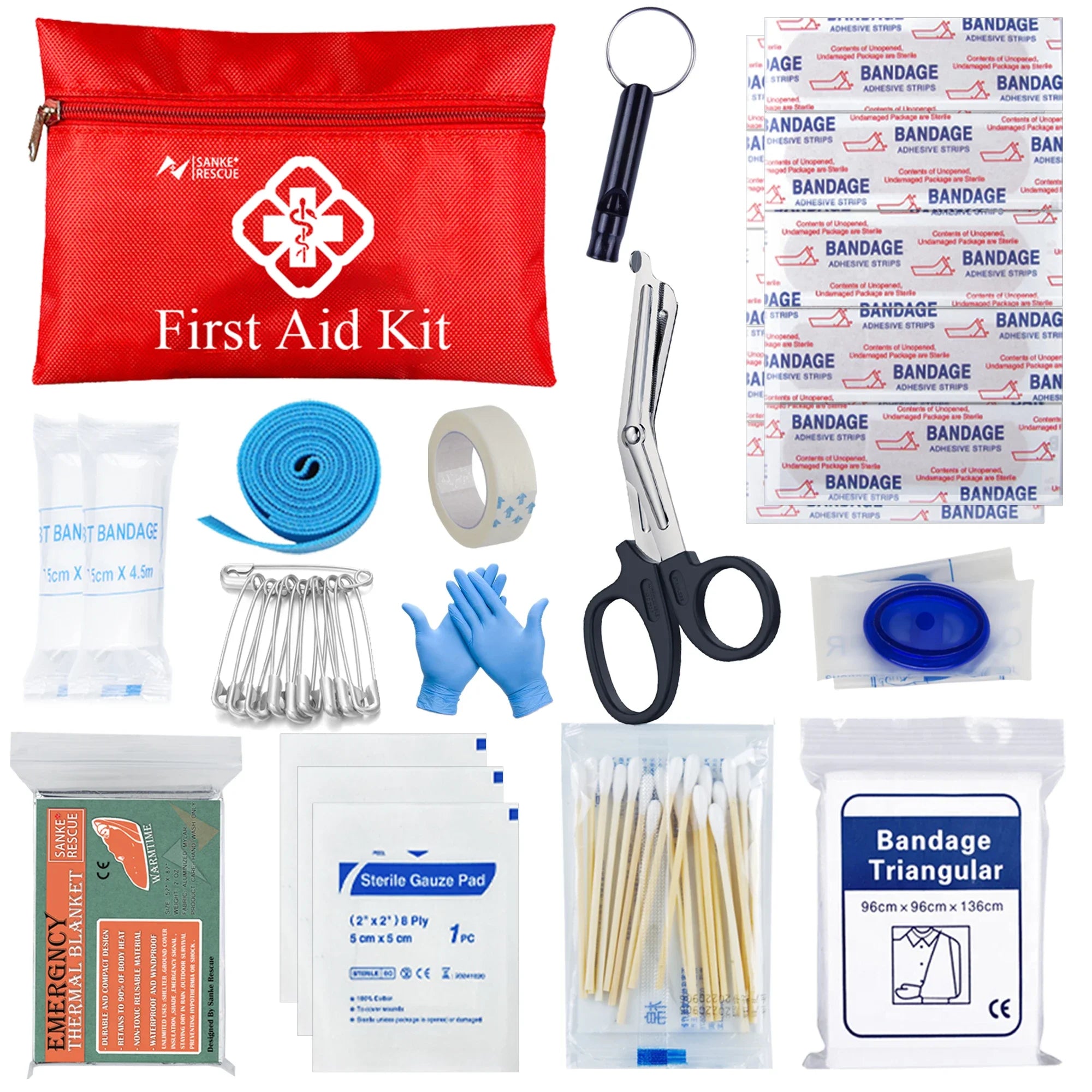 Survival First Aid Kit Molle Emergency IFAK