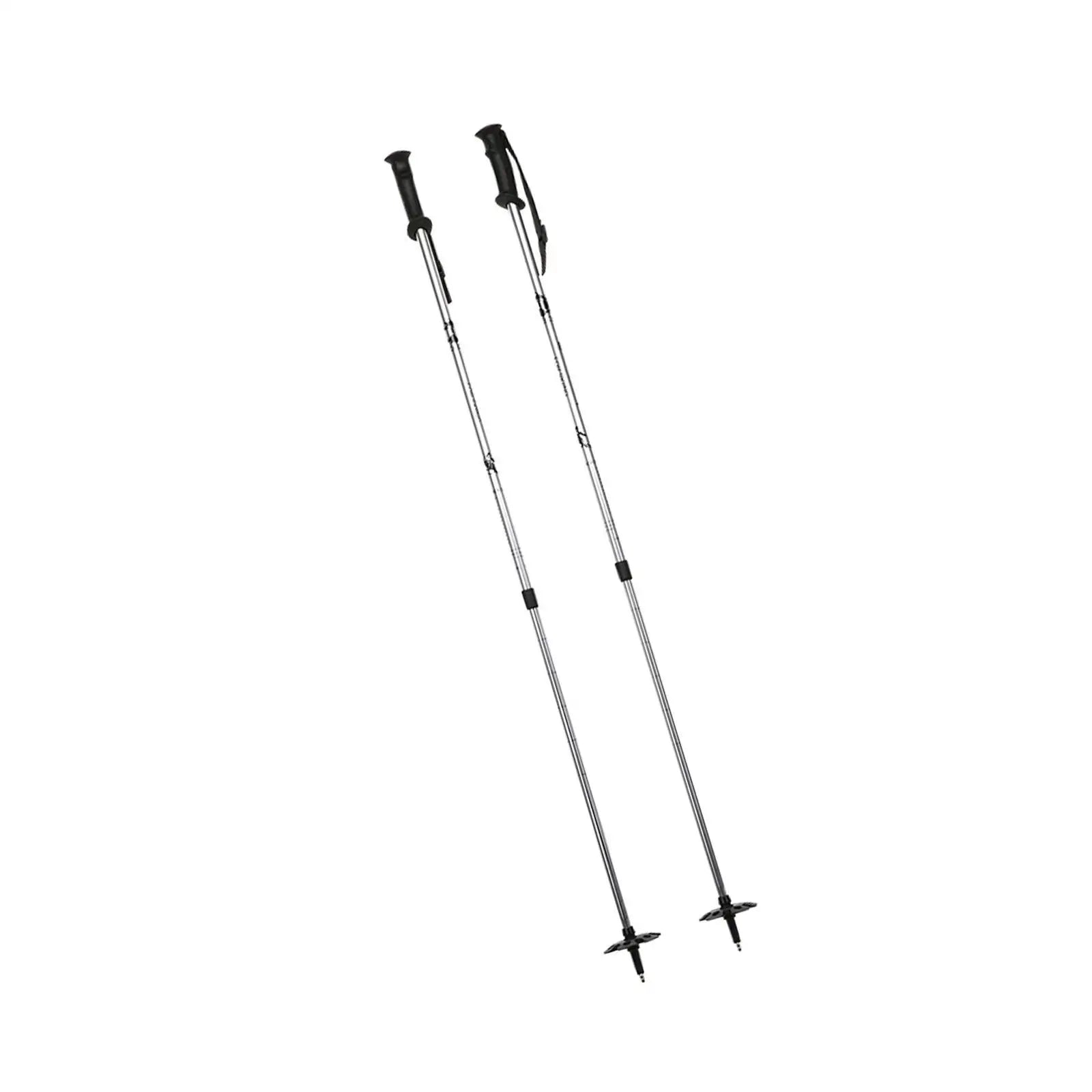 Ski Poles with Lock System & Ergonomic Grip for Adults & Kids