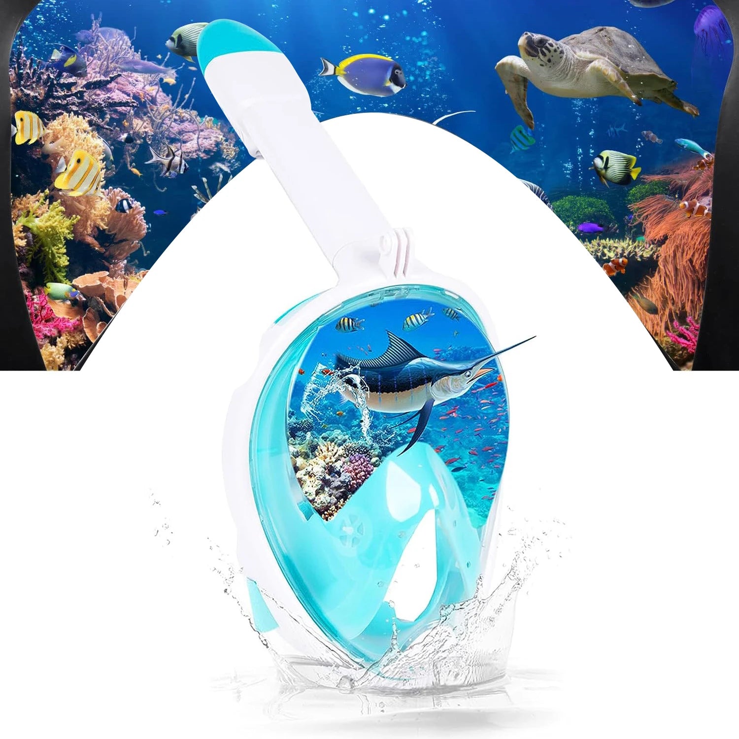 Professional Full Face Snorkel Mask for Adults