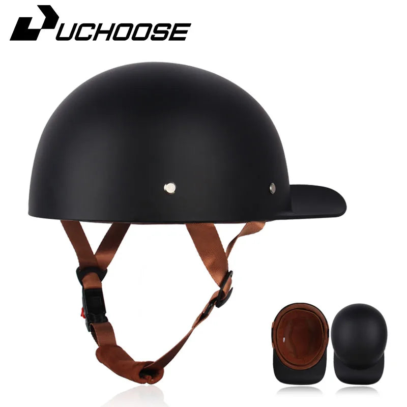 Vintage Personalized Baseball & Motorcycle Half Helmets