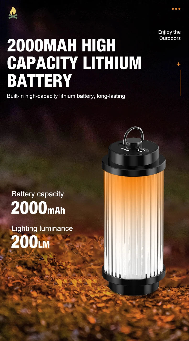 3000mAh USB Rechargeable Mini LED Camping Lantern