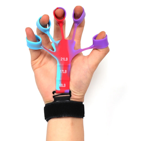 Silicone 5-Finger Grip Strengthener – Hand & Wrist Therapy Tool