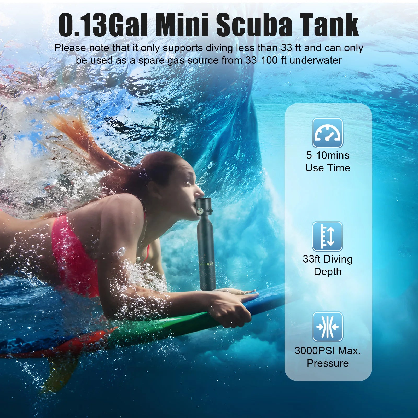 0.5L Mini Scuba Diving Tank