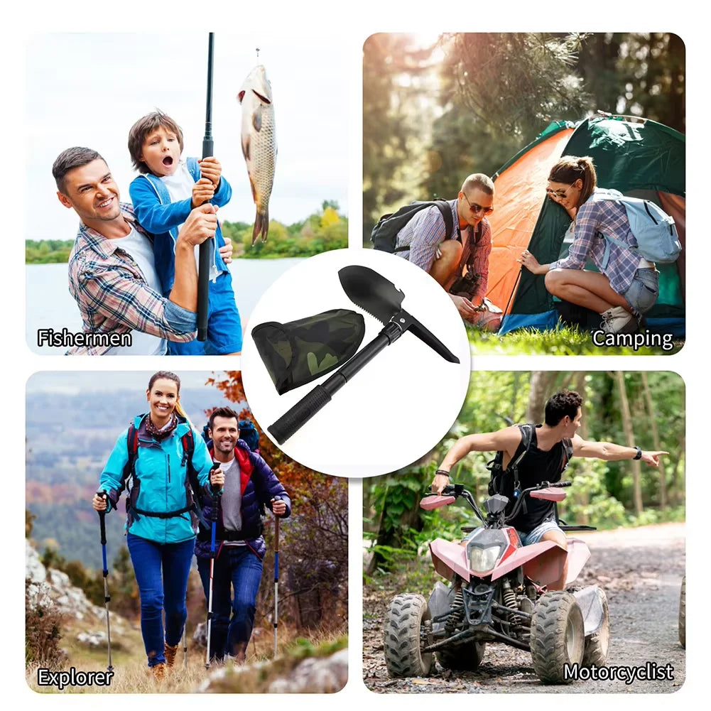 Foldable Portable Truck Engineer Shovel with Survival Tools