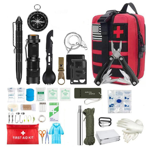 Survival First Aid Kit – Tactical Molle Emergency Gear Bag