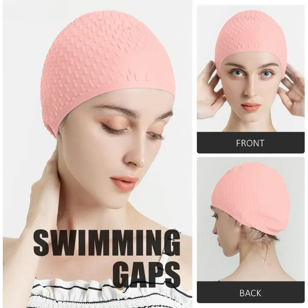 Silicone Swim Cap – Unisex Comfort Fit