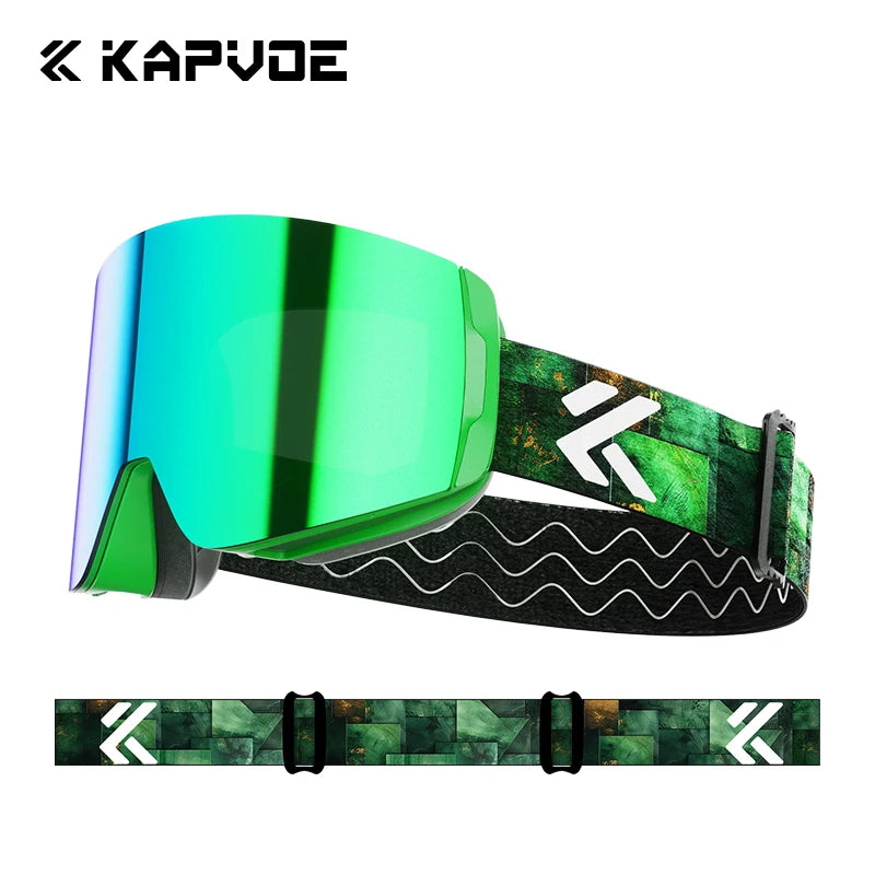 Kapvoe Photochromic Magnetic Ski Goggles UV400