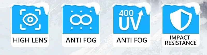 Kapvoe Photochromic Magnetic Ski Goggles UV400