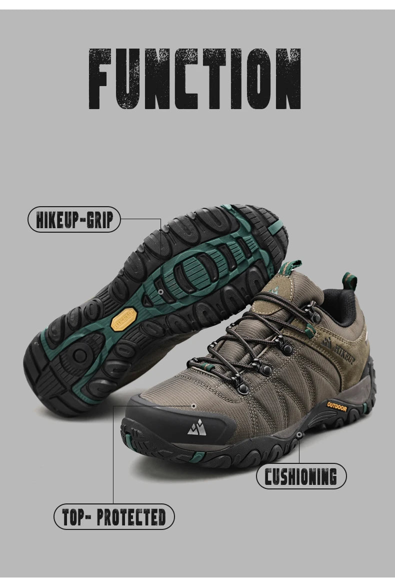 HIKEUP Men's Non-Slip Hiking Shoes