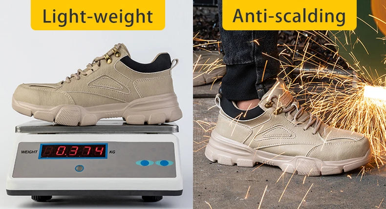 Men's Steel Toe Safety Work Shoes