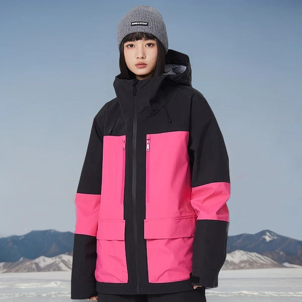 Winter Mountain Ski Jackets Waterproof Hooded Snowboard Coat