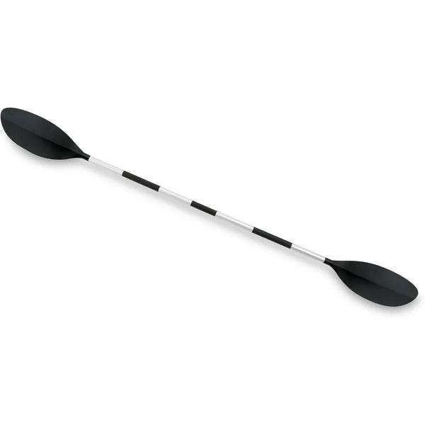 Kayak Paddle with Ribbed Spoon Blades & Adjustable Feather