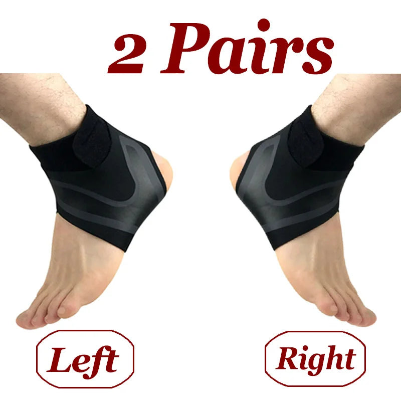 Sports Ankle Support Wrap for Sprains & Pain Relief