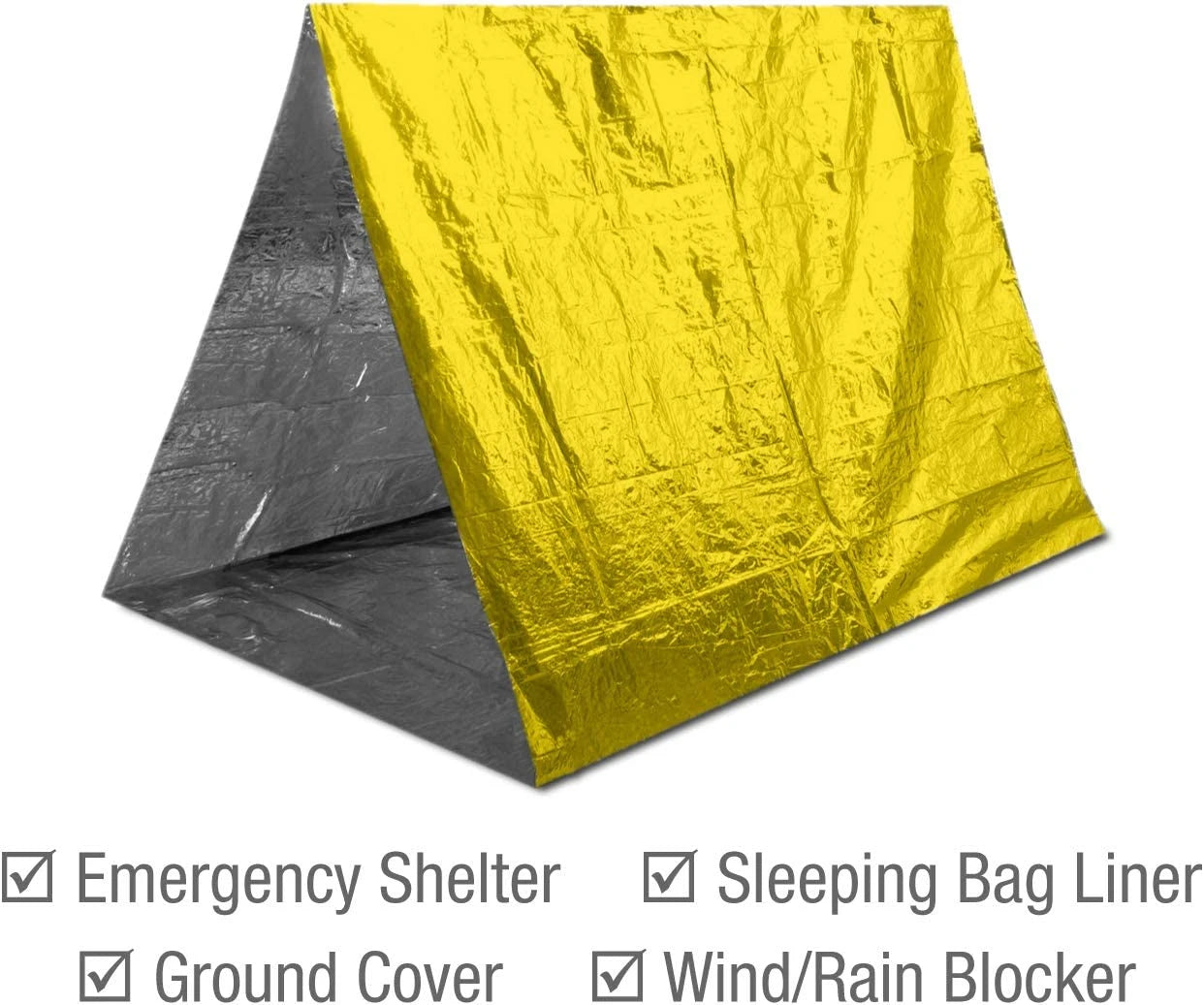 5–30Pc Emergency Thermal Survival Blanket 130x210cm