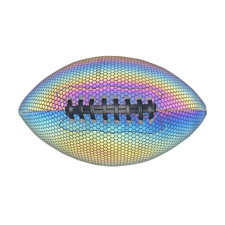 Luminous Reflective Olive Rugby Ball PU