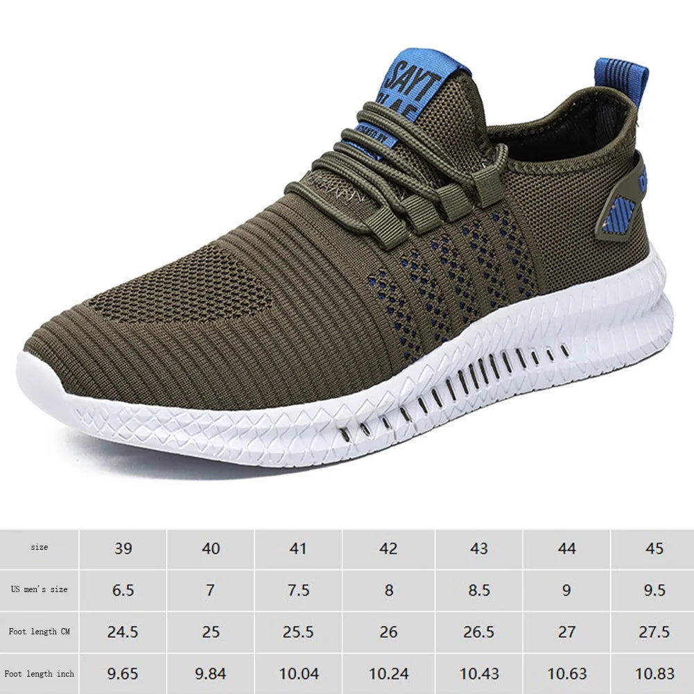 Men’s Lightweight Slip-On Running Sneakers