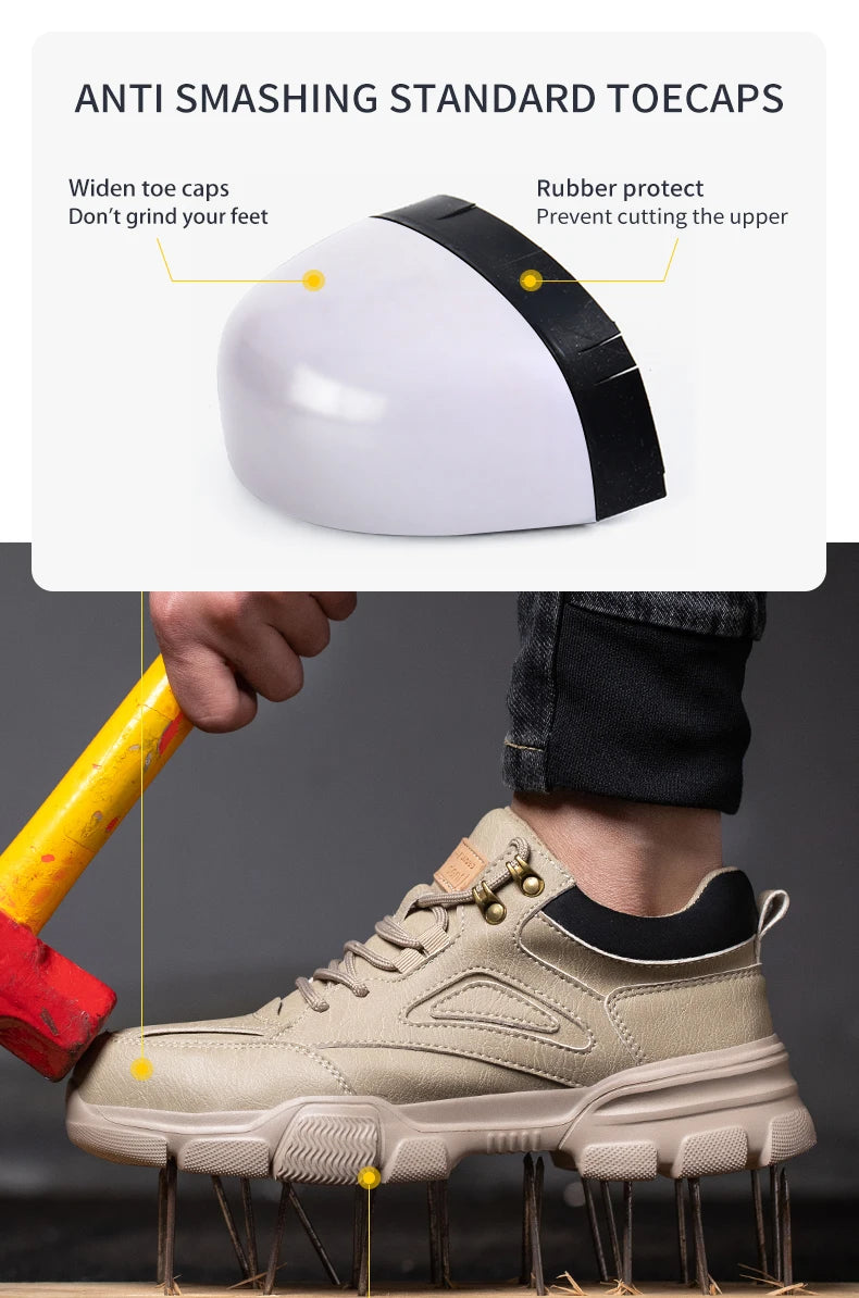 Men's Steel Toe Safety Work Shoes