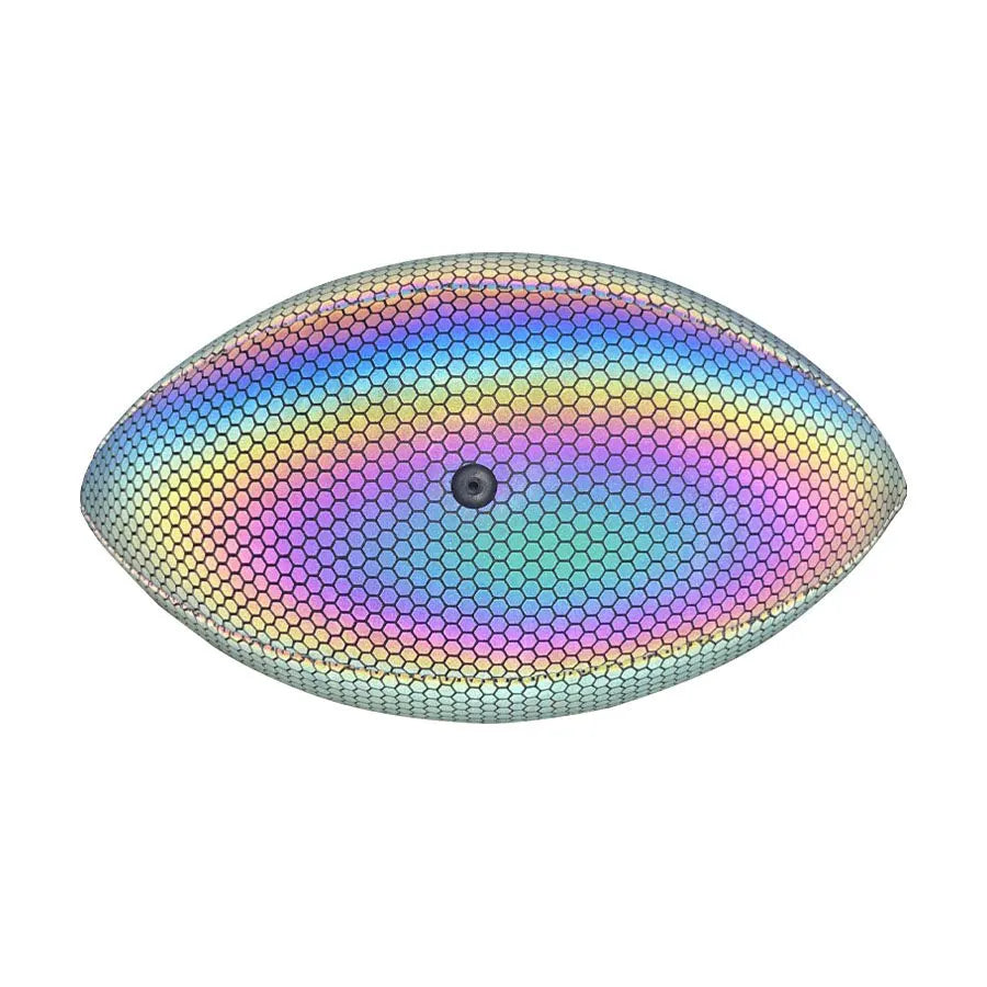 Luminous Reflective Olive Rugby Ball PU