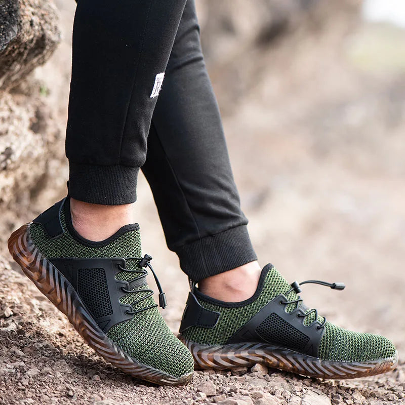 Men’s Steel Toe Lightweight Safety Work Shoes