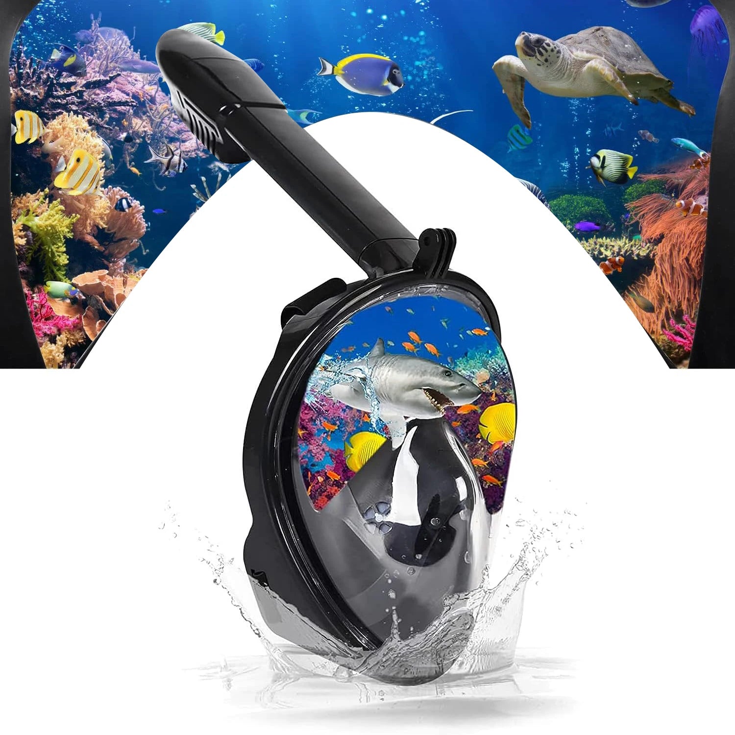 Professional Full Face Snorkel Mask for Adults