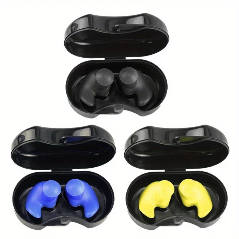 2PCS Waterproof Silicone Swimming Earplugs