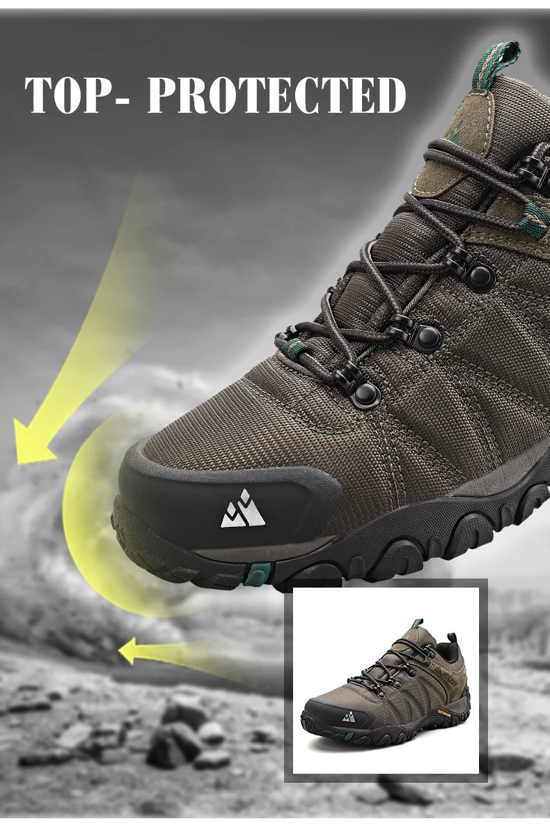 HIKEUP Men's Non-Slip Hiking Shoes